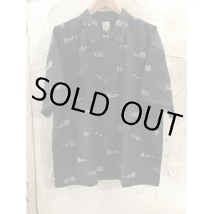 画像: REVO/BLUSH  PATTERN  SHIRT  BLACK