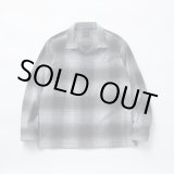 画像: RATS/COTTON OMBRE CHECK SHIRTS  GRAY