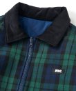 画像6: FTC/REVERSIBLE PLAID PUFFY JKT BLACK