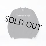 画像: RATS/TPOR CREW NECK SWEAT BOLT  BLACK