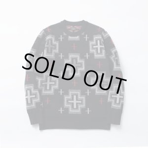 画像: (店頭在庫分）RATS/NATIVE CROSS CREW NECK  BLACK