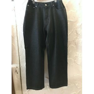 画像: HAL HAM/DENIM BAGGY PANTS  BLACK