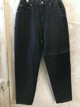 画像: (再入荷) HAL HAM/DENIM WIDE TAPERED PANTS   BLACK