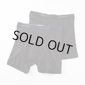 画像: HANES/BOXER BRIEFS 2P  BLACK、NAVY