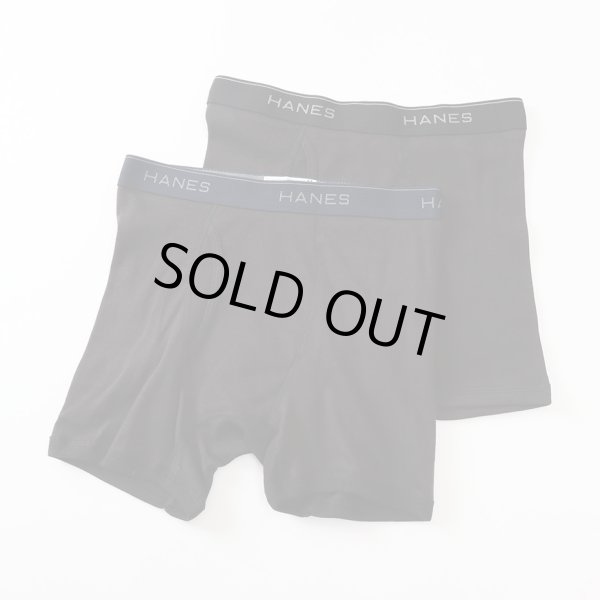 画像1: HANES/BOXER BRIEFS 2P  BLACK、NAVY