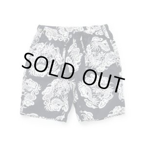 画像: RATS/ZIP COTTON SHORTS PRINT  BLACK