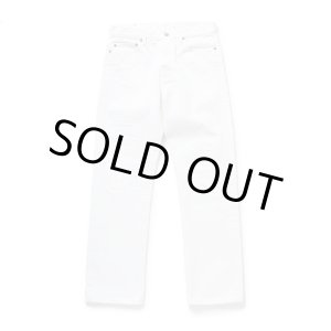 画像: RATS/WHITE CRASH DENIM PANTS  WHITE