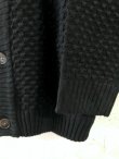 画像4: REVO/WAFFLE KNITING CARDIGAN  BLACK