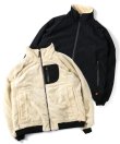 画像1: (再入荷) GYMMASTER/REVERSIBLE TASLONxBOA STAND JKT  BLACKxNATU