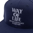 画像2: (振込限定、運賃１０００円)RATS/EMBROIDERY CAP WAY OF LIFE  NAVYxS.GRAY