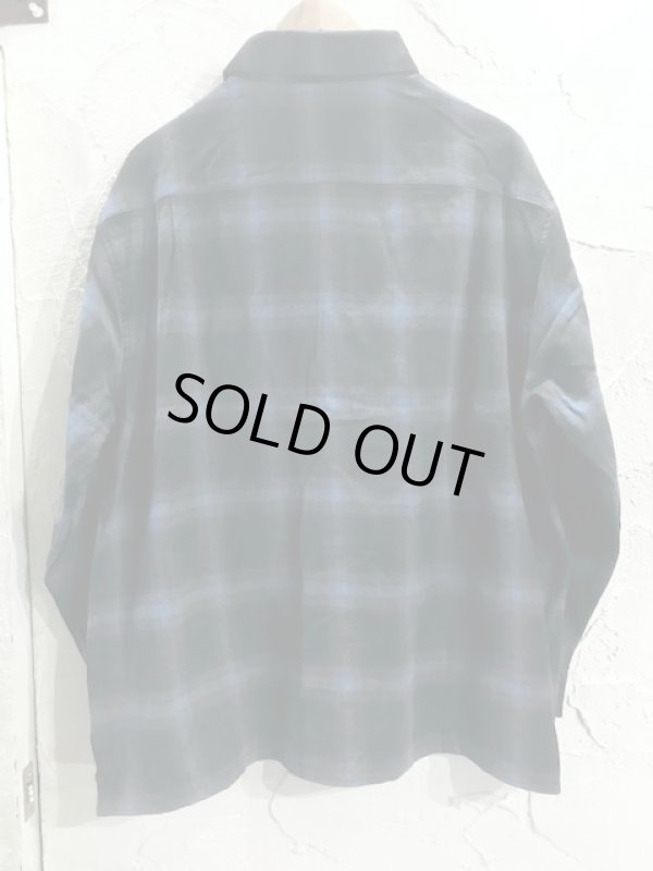 画像2: REVO/OMBRE CHECK SHIRT  BLUE