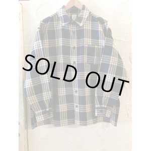 画像: REVO/HEAVY WEIGHT CHECK SHIRT  NAVY