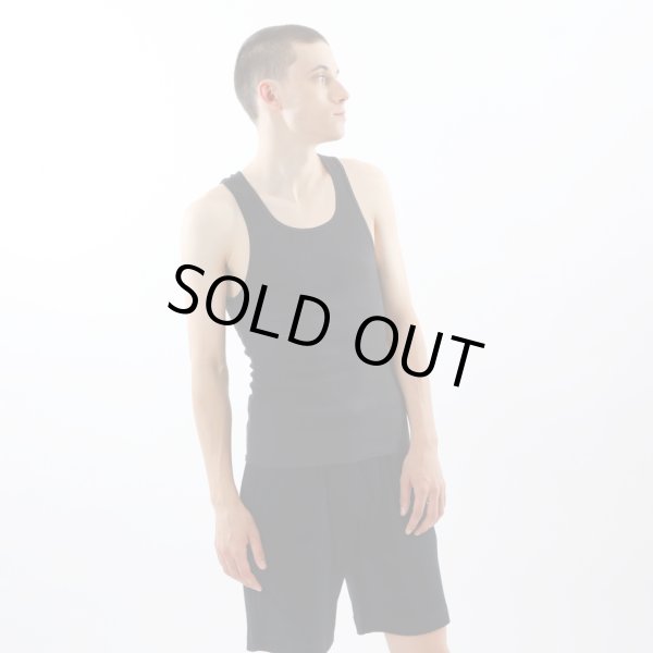 画像1: HANES/2p TANK TOP  BLACK