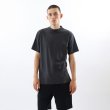 画像1: HANES/MOCK S/S NECK T  CHARCOAL