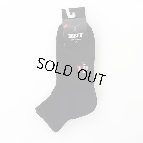 画像1: HANES/BEEFY 2p SOCKS  BLACK