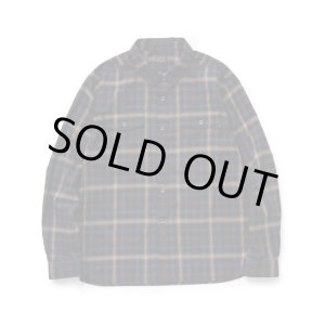 画像: RATS/OMBRE CHECK SHIRTS  BLACK