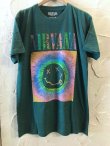 画像1: ROCK OFF/NIRVANA FLOWER S/S T  GREEN