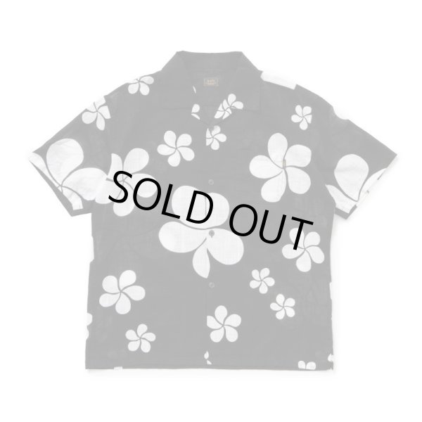 画像1: RATS/FLOWER ALOHA SS SHIRT  BLACK