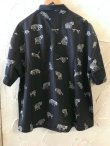 画像2: REVO/ANIMAL PATTERN S/S SHIRTS  BLACK