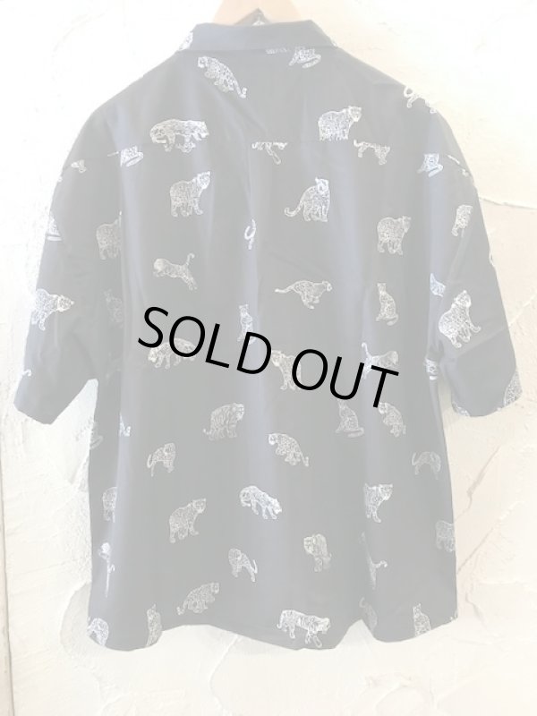 画像2: REVO/ANIMAL PATTERN S/S SHIRTS  BLACK