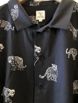 画像3: REVO/ANIMAL PATTERN S/S SHIRTS  BLACK