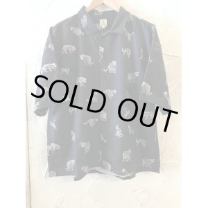 画像: REVO/ANIMAL PATTERN S/S SHIRTS  BLACK