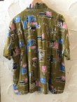 画像2: REVO/FLOWER PATTERN RAYON S/S SHIRTS  KHAKI