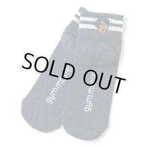 画像: GYMMASTER/HAPPY EMBROIDERY SHORT SOX  CHARCOAL