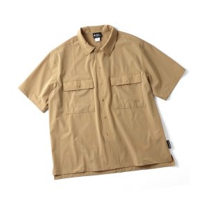 画像: GYMMASTER/COMFY NYLON SHIRT  BEIGE