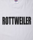 画像3: ROTTWEILER/RW LOGO T  WHITE