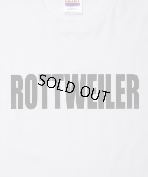 画像3: ROTTWEILER/RW LOGO T  WHITE