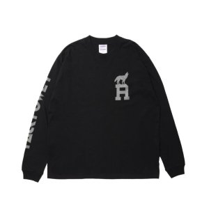 画像: ROTTWEILER/DOG LOGO LS T  BLACK