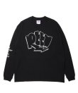 画像1: ROTTWEILER/GRAFFITI  LOGO LS T  BLACK