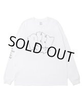 画像: ROTTWEILER/GRAFFITI  LOGO LS T  WHITE