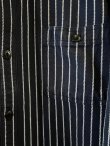 画像4: HOUSTON/STRIPE VIYELLA SHIRT  NAVY