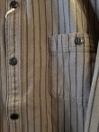 画像4: HOUSTON/STRIPE VIYELLA SHIRT  GRAY