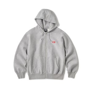 画像: FTC/SMALL BOX LOGO ZIP UP HOODY  GRAY