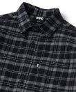 画像2: FTC/HEAVY PLAID NELL SHIRT  BLACK