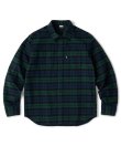 画像1: FTC/HEAVY PLAID NELL SHIRT  NAVY