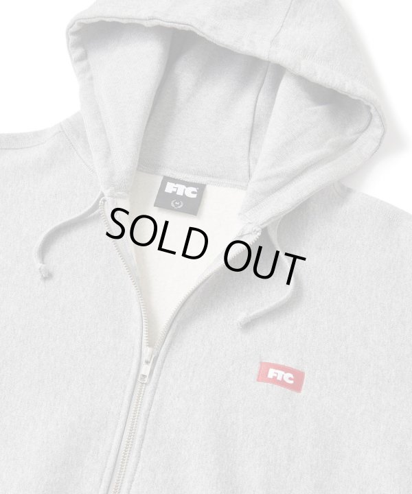 画像2: FTC/SMALL BOX LOGO ZIP UP HOODY  GRAY