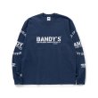 画像1: RATS/STAMP LOGO LS T  NAVY