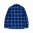 画像2: RATS/COTTON FLANNEL BLUE CHECK SHIRT  BLUE