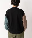 画像3: GYMMASTER/BLOCK INLAY BUTTON CARDI  BLACK