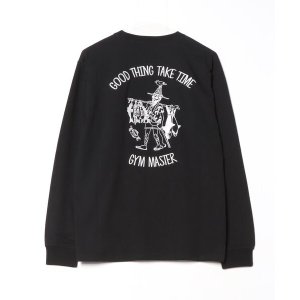 画像: GYMMASTER/GOOD THING EMBROIDERY LS T  BLACK