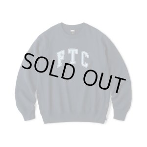 画像: FTC/CRACKED LOGO CREW NECK  NAVY