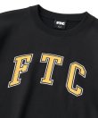 画像2: FTC/CRACKED LOGO CREW NECK  BLACK