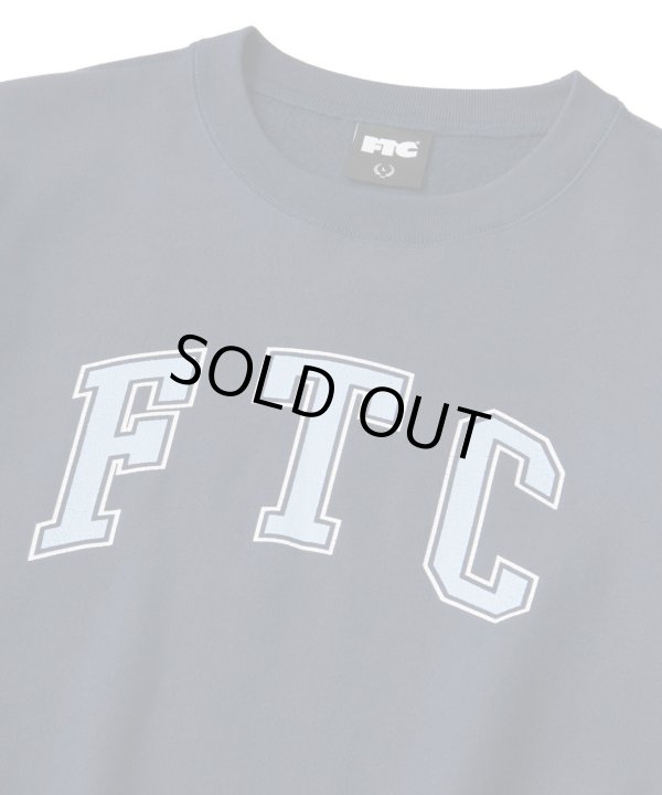 画像2: FTC/CRACKED LOGO CREW NECK  NAVY