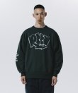 画像1: ROTTWEILER/GRAFFITI SWEATER  GREEN