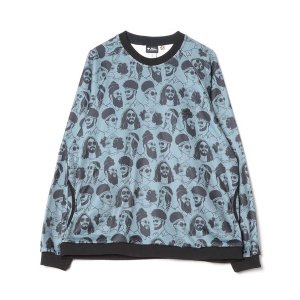 画像: GYMMASTER/KNIT FLEECE HAPPY PAINT CREW NECK  HIPPY