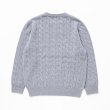 画像3: RATS/CASHMERE CABLE KNIT  BLACK